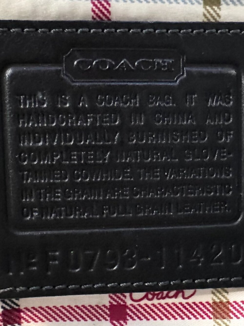 Coach Black Leather Shoulder Bag with Coin Pouch - Picture 10 of 16